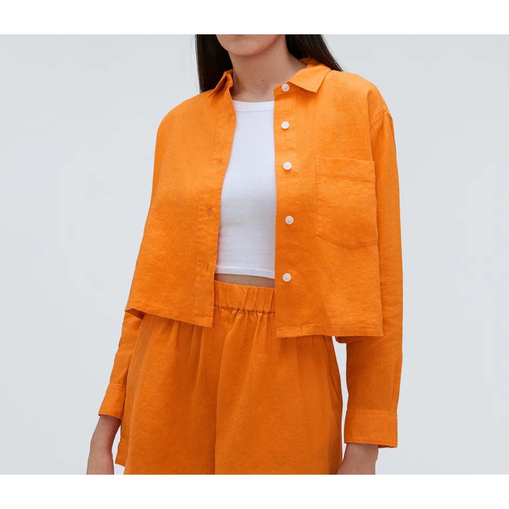 Everlane Linen Way Short Shirt